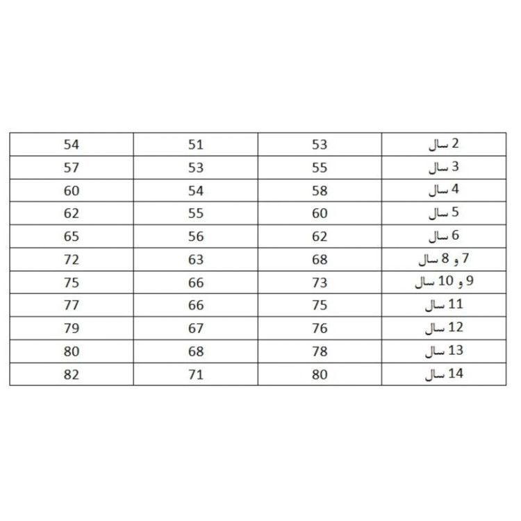الگو آماده خیاطی بالاتنه و آستین و شلوار کودک متد مولر از سایز 2 تا 14 سال