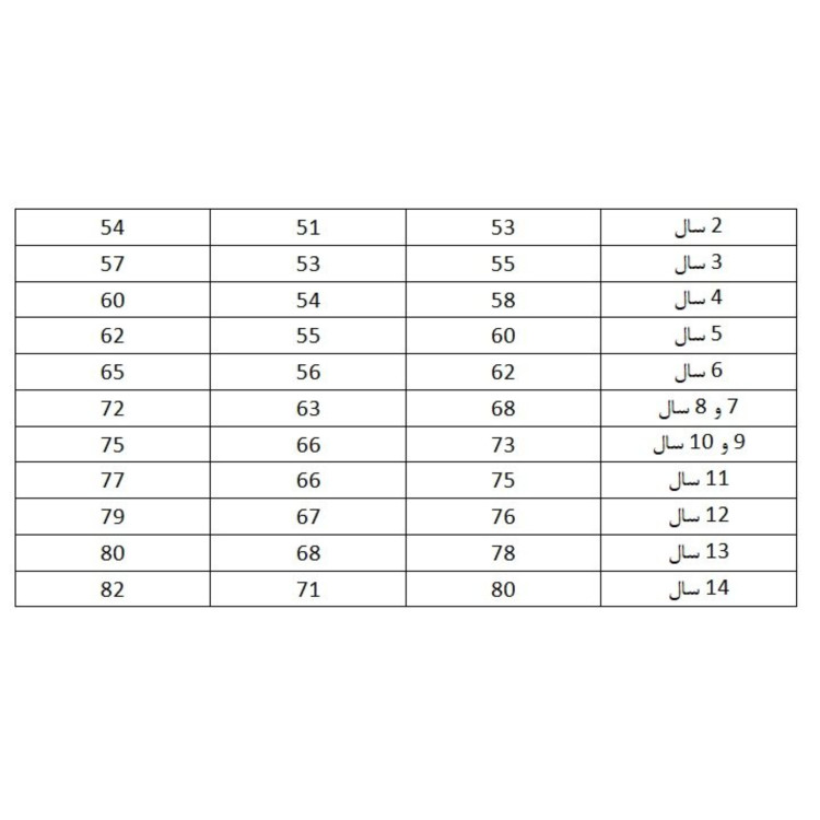 الگو آماده خیاطی بالاتنه و آستین و شلوار کودک متد مولر از سایز 7 تا 14 سال
