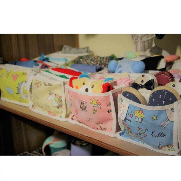 نظم دهنده کشو و کمد کودک مای هوم مدل یونیکورن بسته 3 عددی