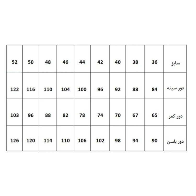 الگو آماده خیاطی شومیز زنانه متد مولر سایز 36 تا 52