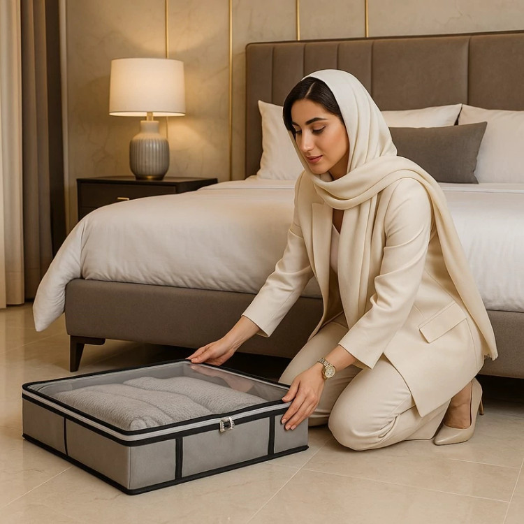 باکس نظم دهنده پتو مدل زیر تختی