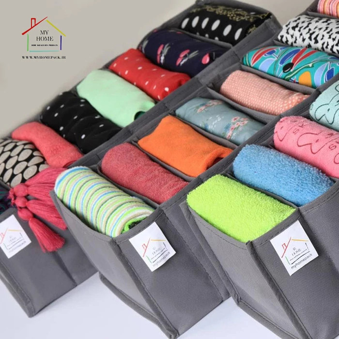 نظم دهنده کشو مای هوم مدل سیلور X-Large بسته 3 عددی