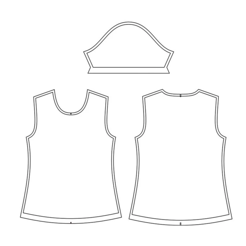 الگو آماده خیاطی تیشرت زنانه از سایز 36 تا 52 (S-M-L-XL) بسته 4 عددی