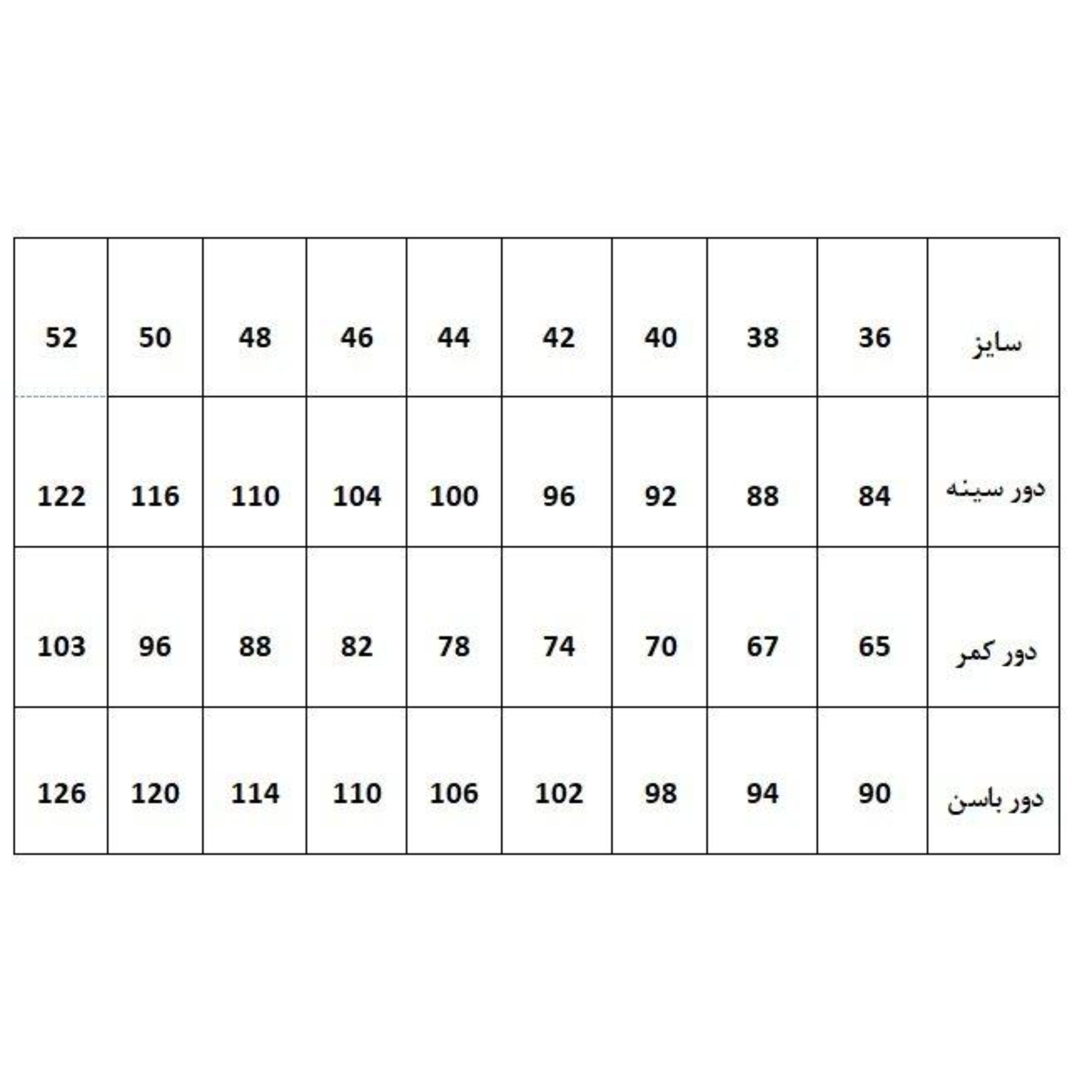 الگو آماده خیاطی شومیز زنانه متد مولر از سایز 36 تا 52 مجموعه 9 عددی